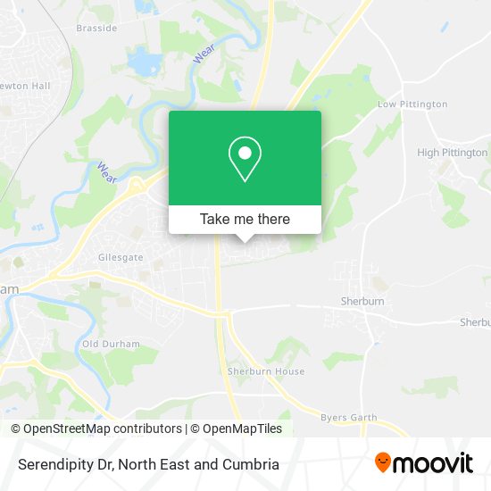 Serendipity Dr map