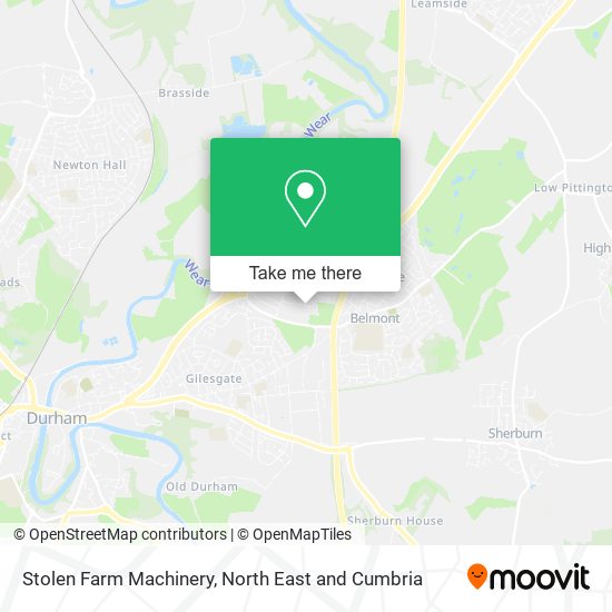 Stolen Farm Machinery map