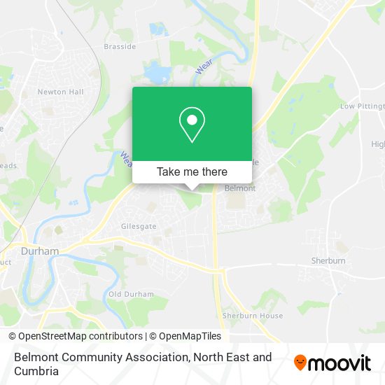 Belmont Community Association map