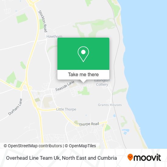 Overhead Line Team Uk map