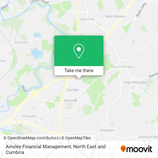 Ainsley Financial Management map