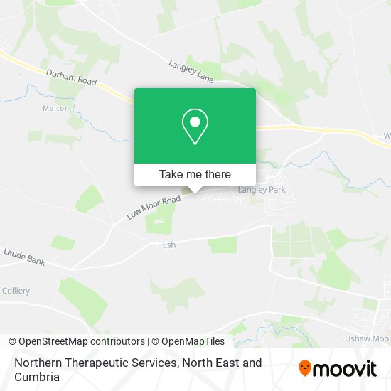 Northern Therapeutic Services map