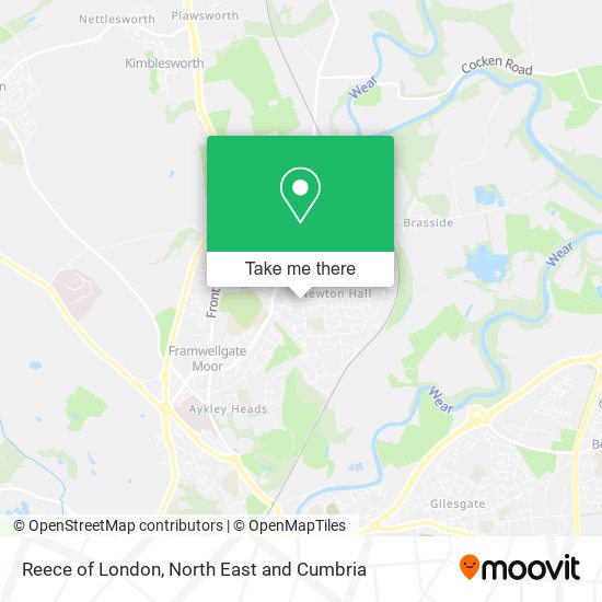 Reece of London map