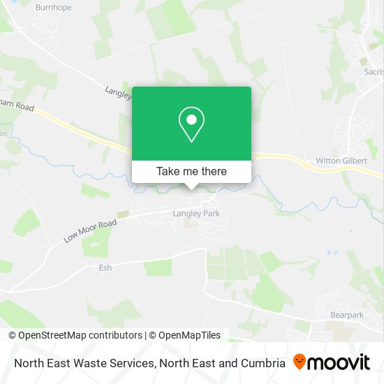 North East Waste Services map