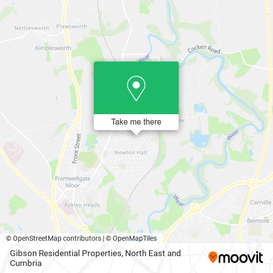 Gibson Residential Properties map