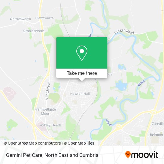 Gemini Pet Care map