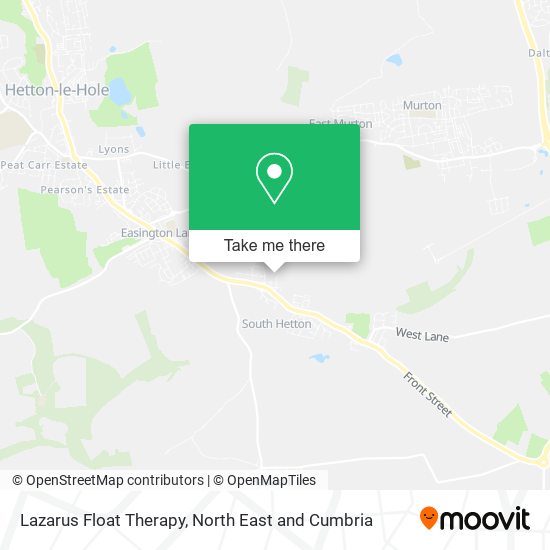 Lazarus Float Therapy map