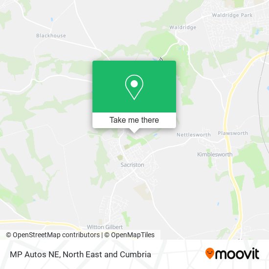 MP Autos NE map
