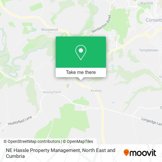 NE Hassle Property Management map