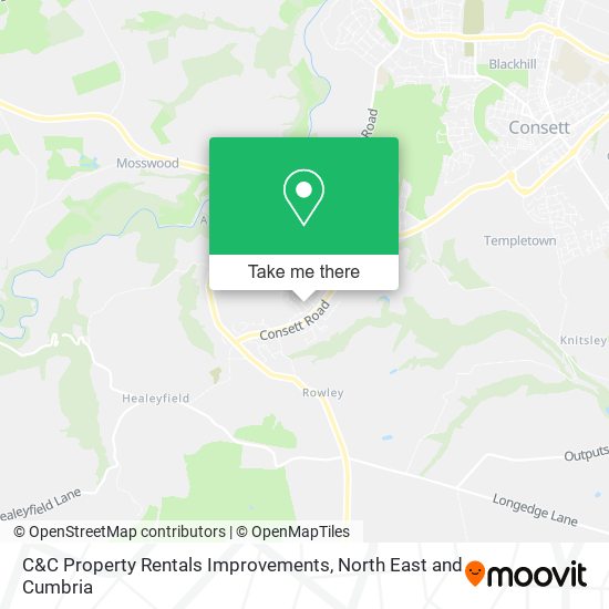 C&C Property Rentals Improvements map