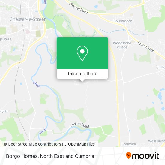 Borgo Homes map