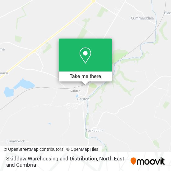 Skiddaw Warehousing and Distribution map
