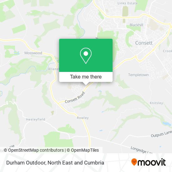 Durham Outdoor map