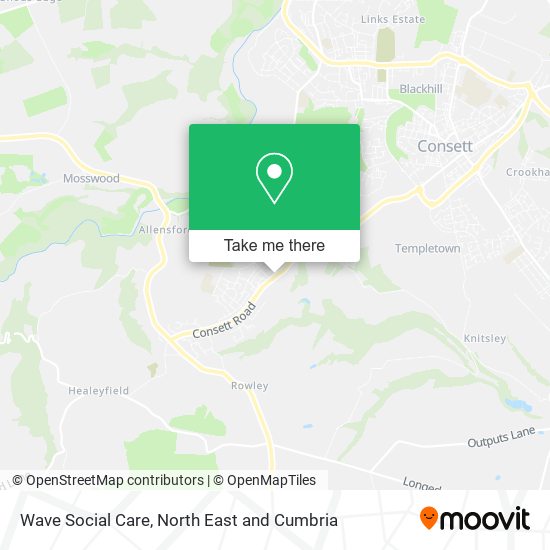 Wave Social Care map