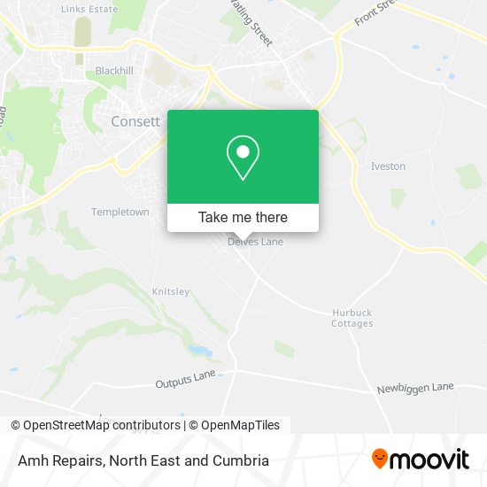 Amh Repairs map