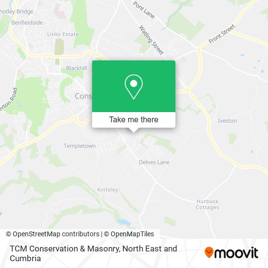 TCM Conservation & Masonry map