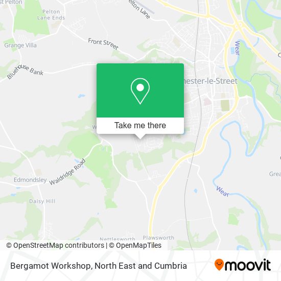 Bergamot Workshop map