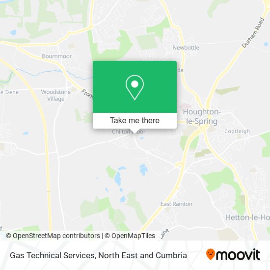 Gas Technical Services map