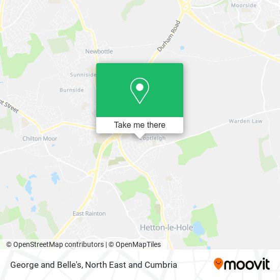 George and Belle's map