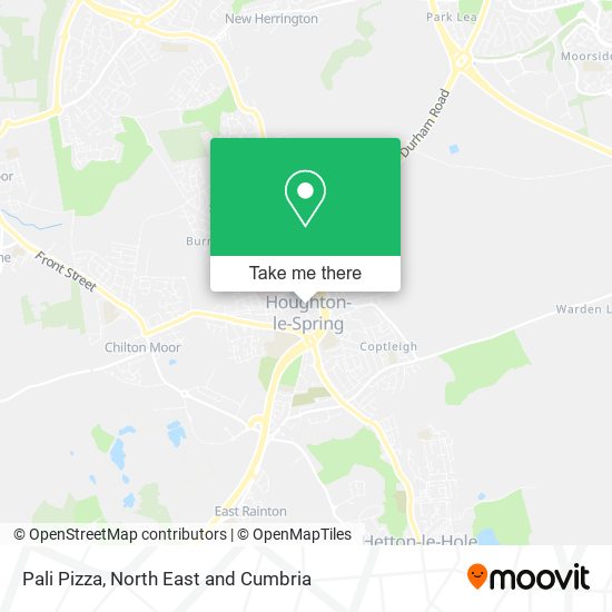 Pali Pizza map