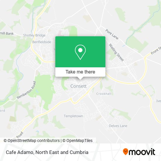 Cafe Adamo map