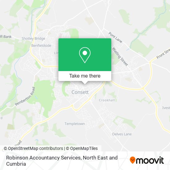 Robinson Accountancy Services map