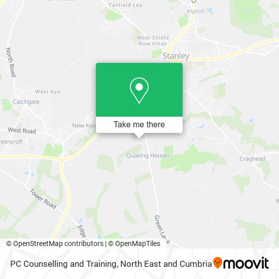 PC Counselling and Training map