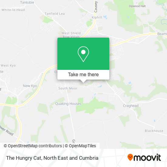 The Hungry Cat map