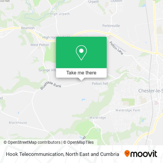Hook Telecommunication map