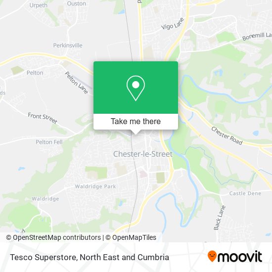 Tesco Superstore map