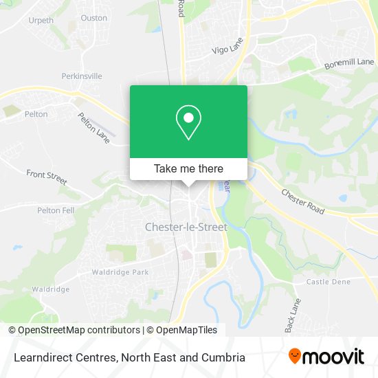 Learndirect Centres map