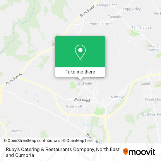 Ruby's Catering & Restaurants Company map
