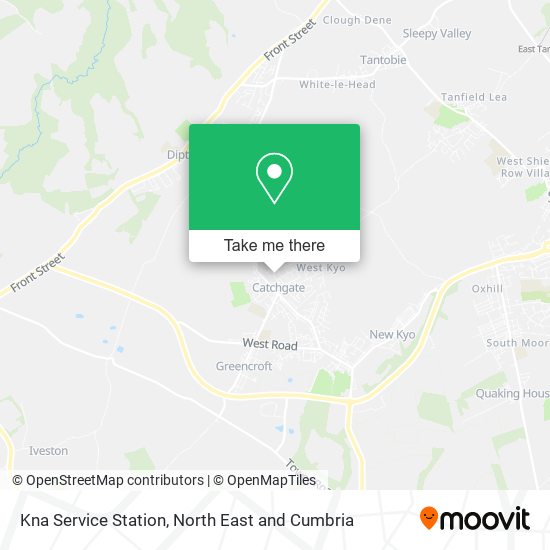 Kna Service Station map