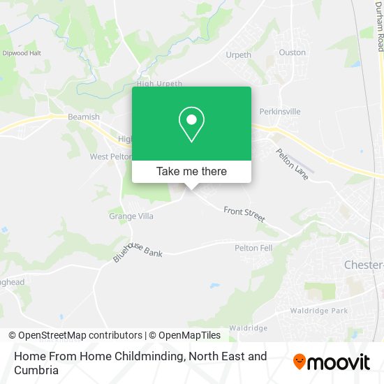 Home From Home Childminding map