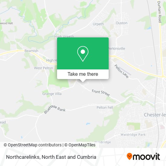 Northcarelinks map