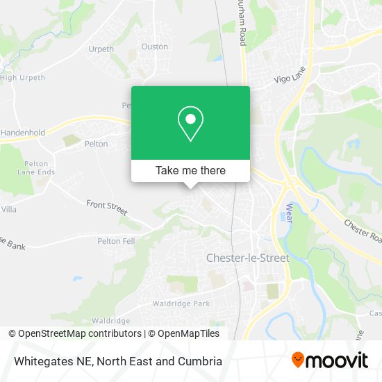 Whitegates NE map