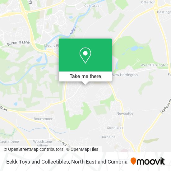 Eekk Toys and Collectibles map