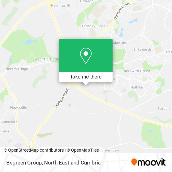Begreen Group map