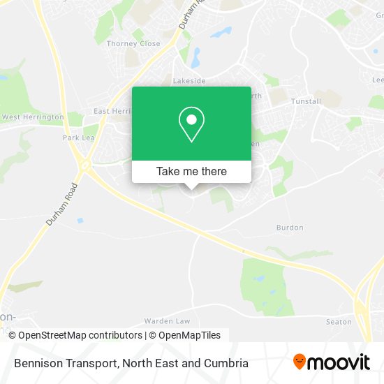 Bennison Transport map