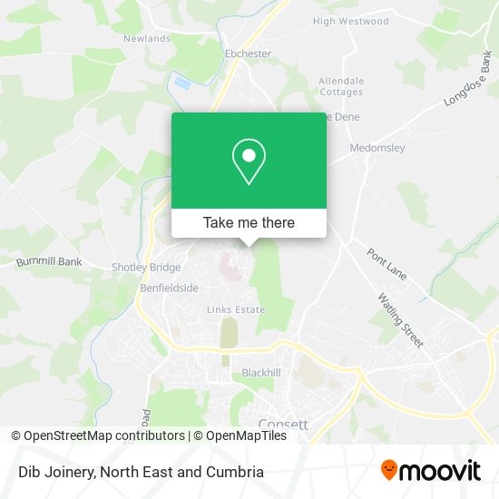 Dib Joinery map