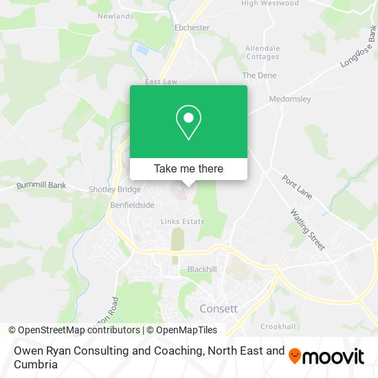 Owen Ryan Consulting and Coaching map