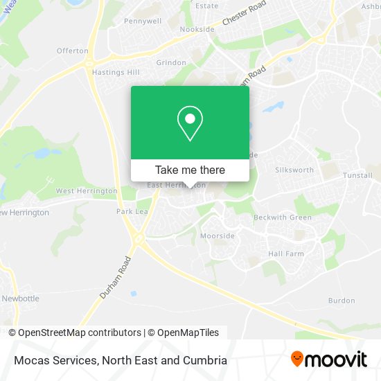 Mocas Services map