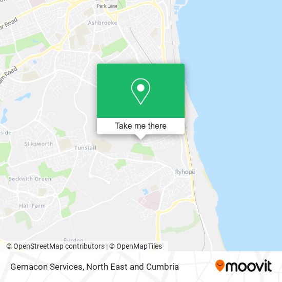 Gemacon Services map