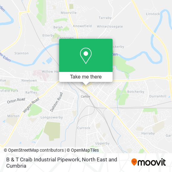 B & T Craib Industrial Pipework map