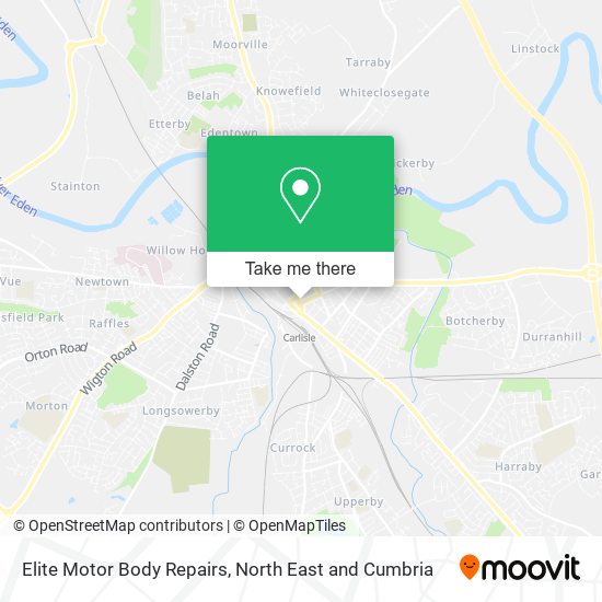 Elite Motor Body Repairs map