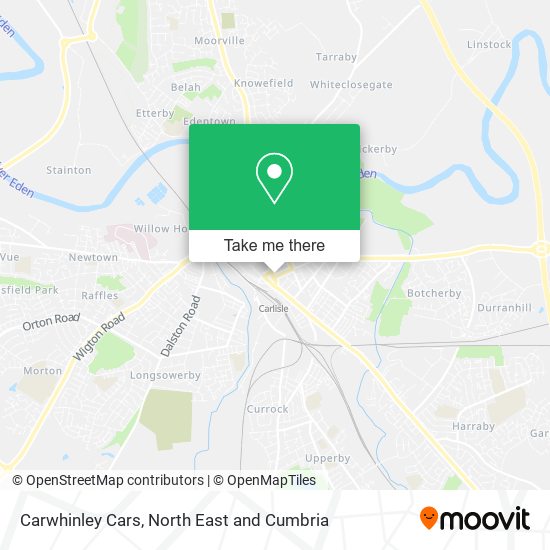 Carwhinley Cars map