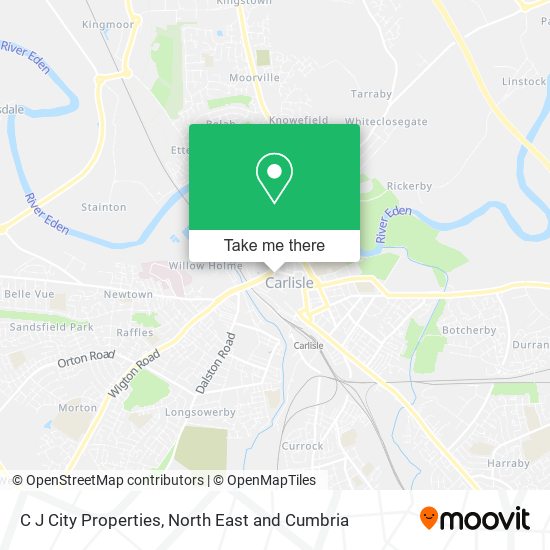C J City Properties map