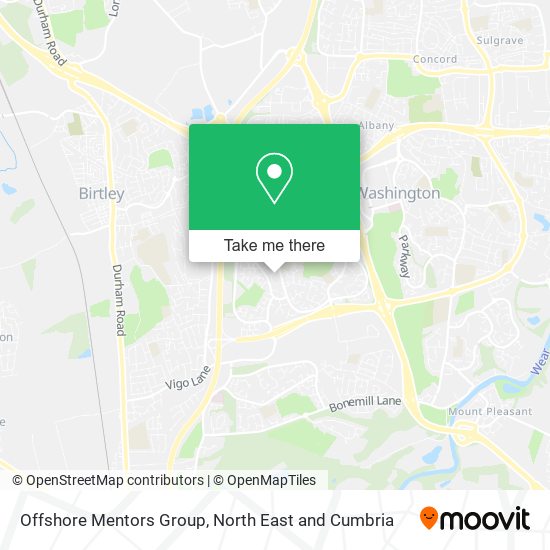 Offshore Mentors Group map