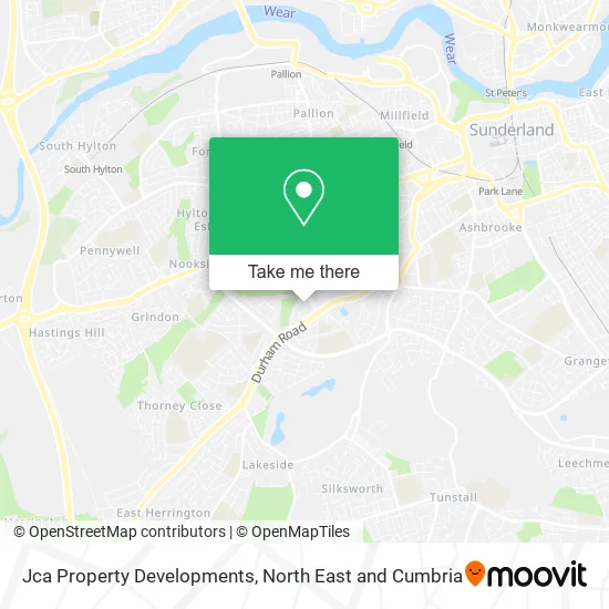 Jca Property Developments map