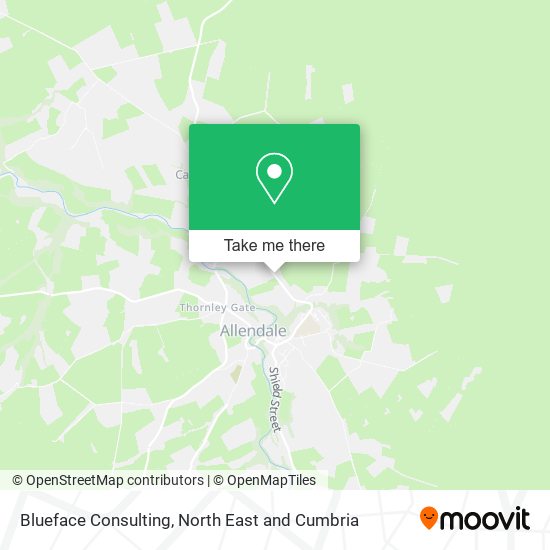 Blueface Consulting map